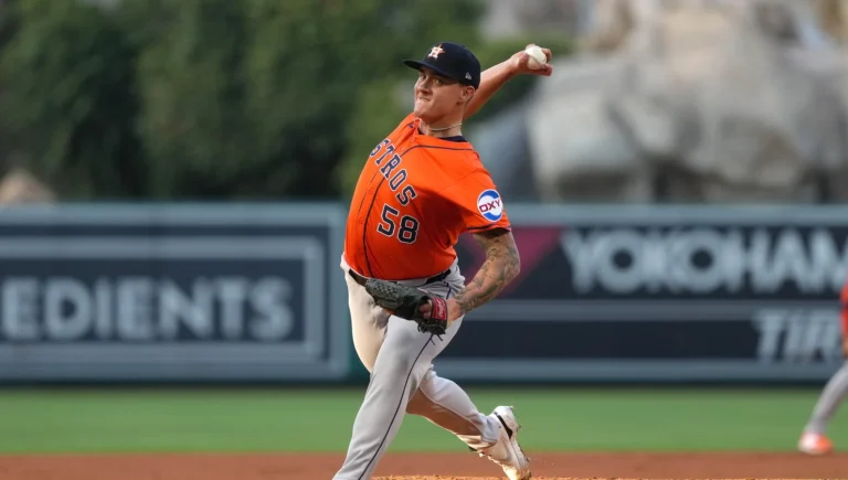 Hunter Brown reignites Astros Angels rivalry with pitch