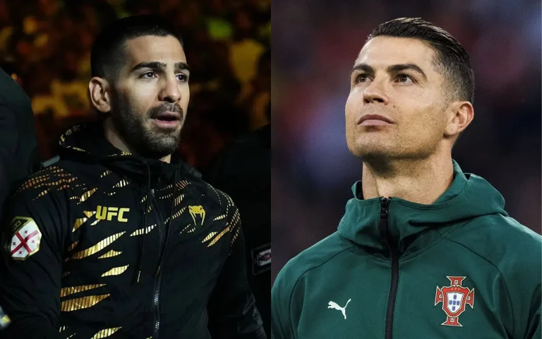 Ilia Topuria Opens Up on Cristiano Ronaldo Beef: “He Started Following Me, Maybe We’ll Meet” Ilia Topuria Opens Up on Cristiano Ronaldo Beef: “He Started Following Me, Maybe We’ll Meet”
