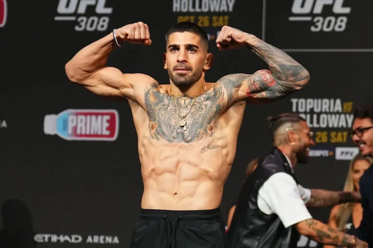 Ilia Topuria lightweight title fight rivalry