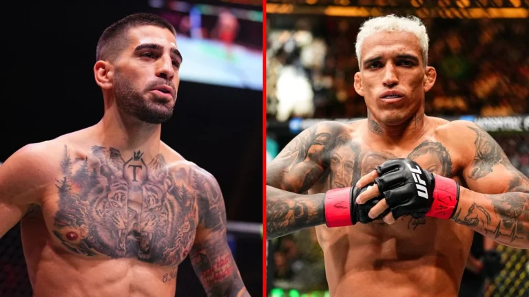 Ilia Topuria responds to Charles Oliveira UFC 317