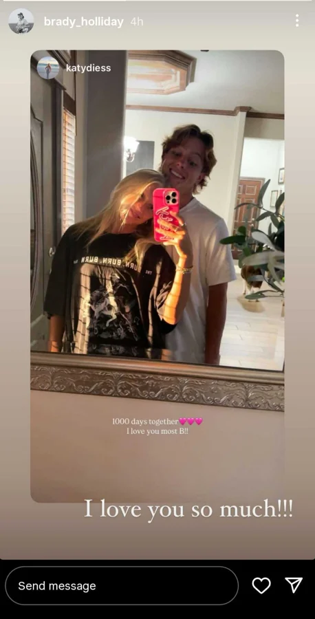 Jackson Holliday cousin Brady milestone celebration