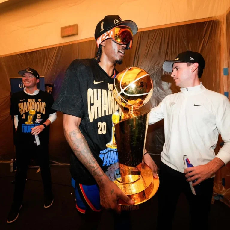 Jalen Williams NBA champions hat