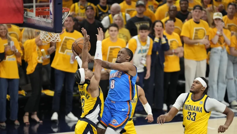 Jalen Williams playful moment NBA Finals