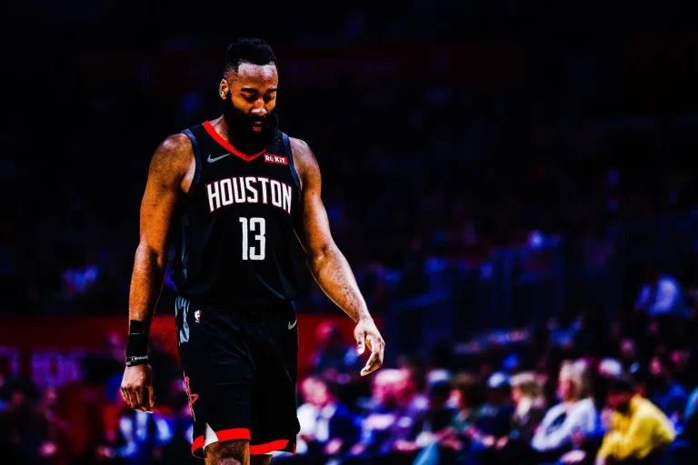 James Harden playoff elimination by NBA champions