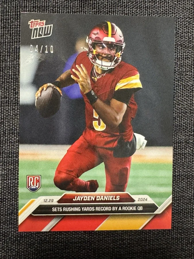 Jayden Daniels rookie QB rushing