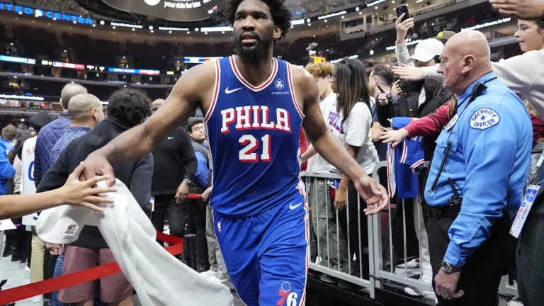Joel Embiid 76ers knee rehab