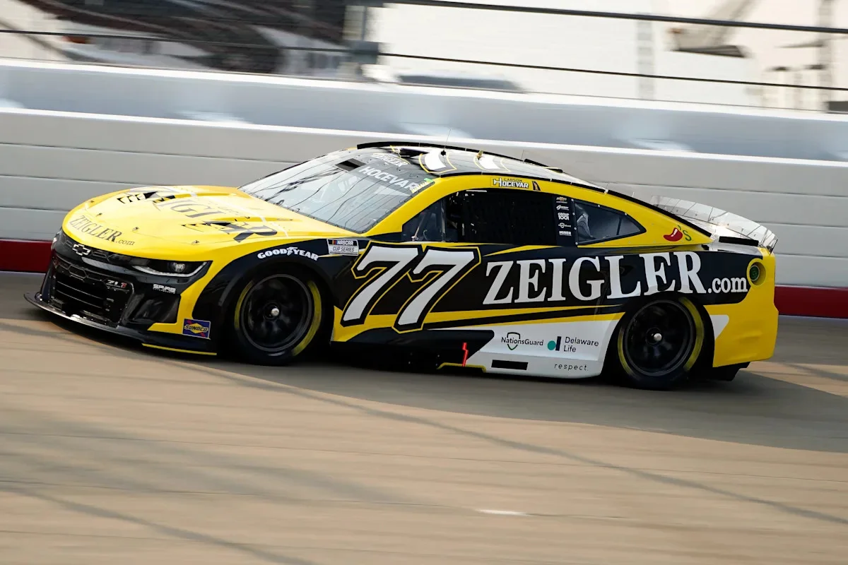 Joey Logano leading Stage 3 Nashville race