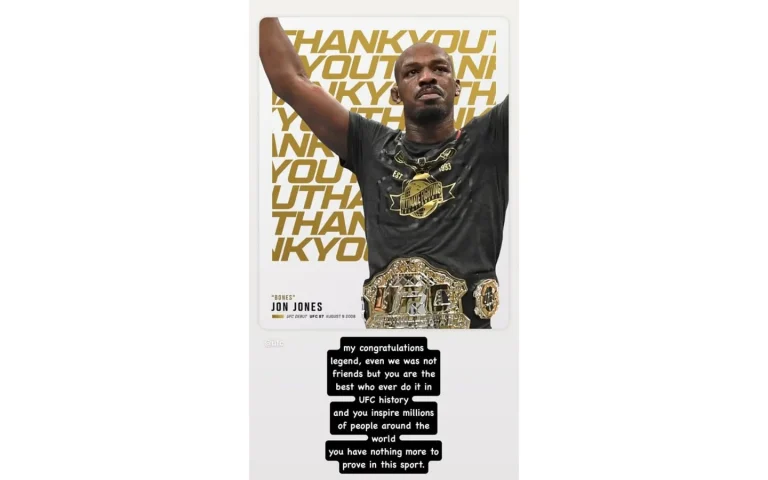 Jon Jones UFC retirement tribute