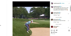 Justin Thomas Questions Golf Critics with Hilarious Weird Bunker Shot at Travelers Championship