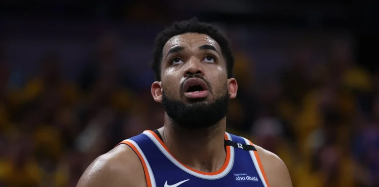 Karl-Anthony Towns collision in Eastern Conference Finals