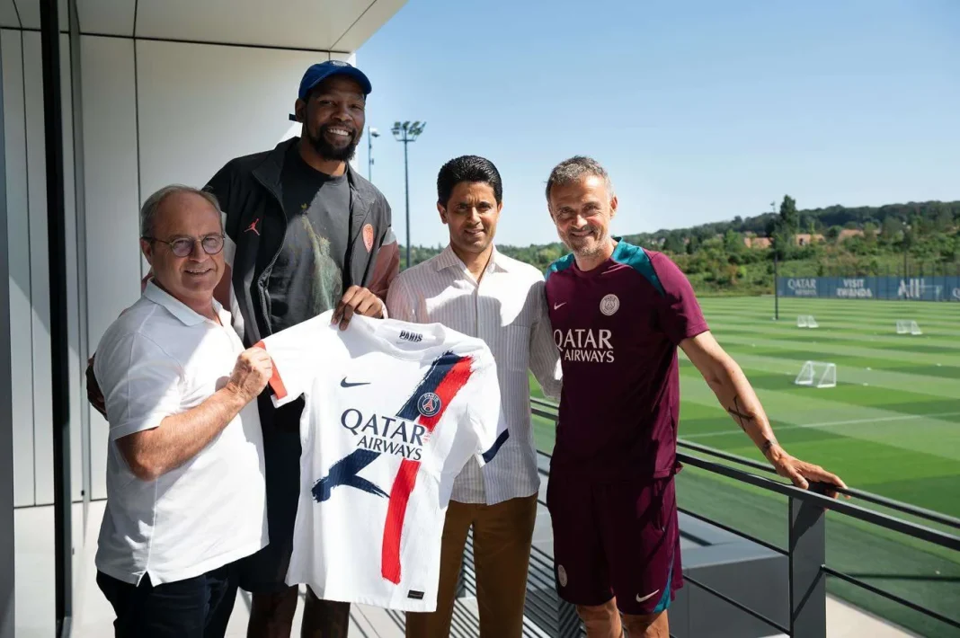 Kevin Durant invests in Paris Saint-Germain football club Kevin Durant invests in Paris Saint-Germain football club