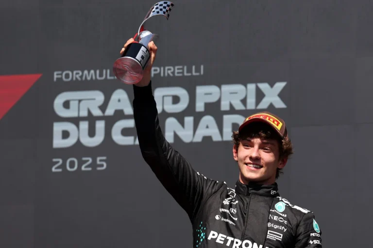 Kimi Antonelli first F1 podium