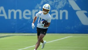 Ladd McConkey Faces Intense Chargers Starting Battle as Jim Harbaugh Shakes Up 2025 Roster