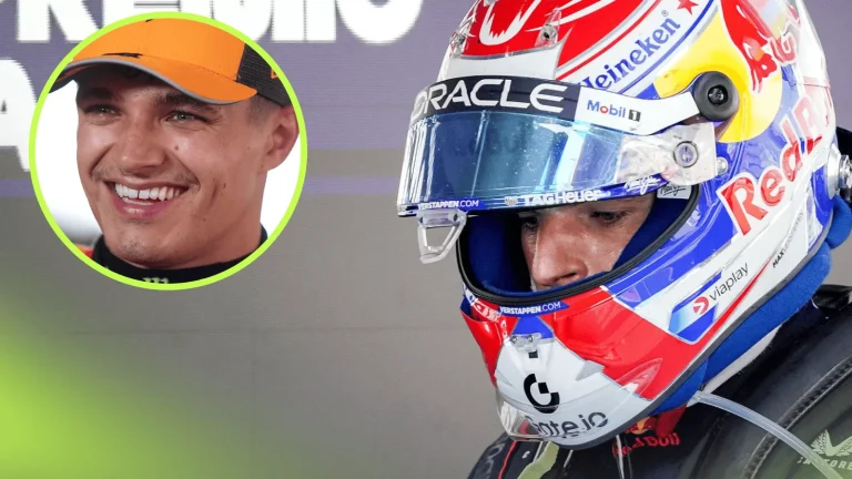 Lando Norris Mario Kart quip on Max Verstappen