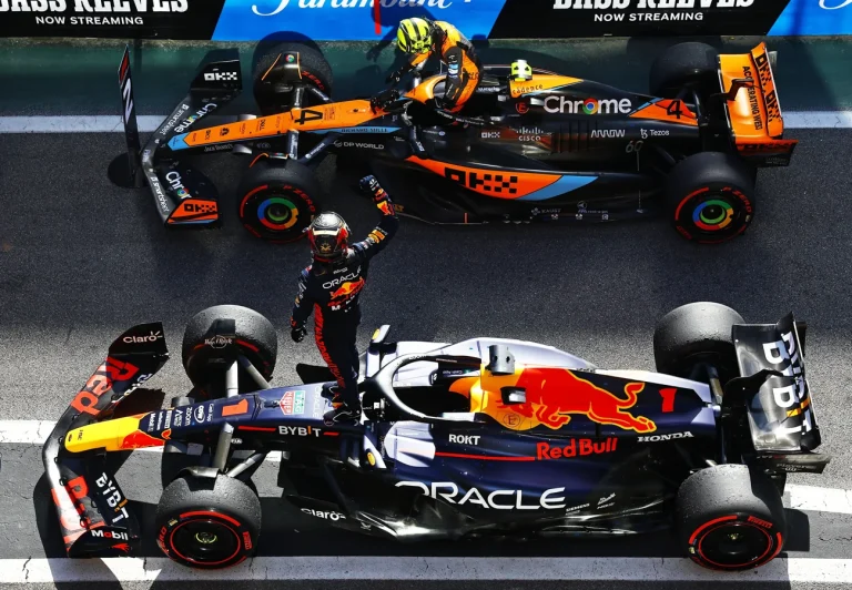 Lando Norris Max Verstappen Duel