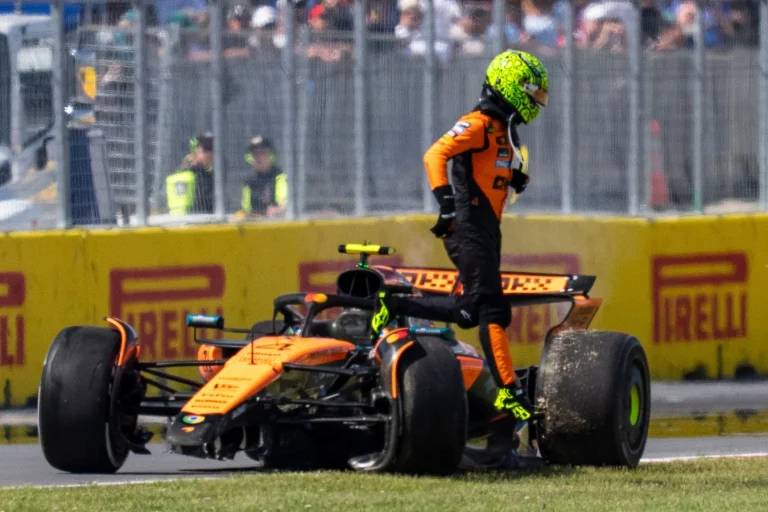 Lando Norris McLaren full support after crash
