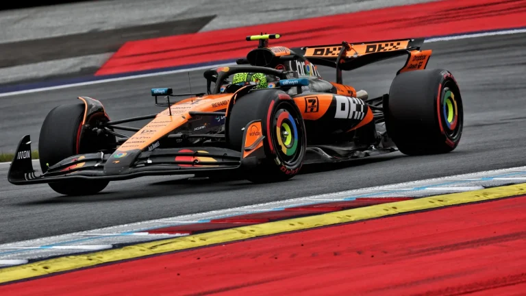 Lando Norris McLaren suspension upgrade