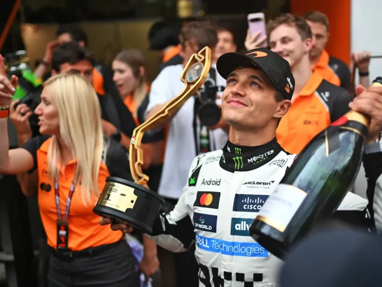 Lando Norris girlfriend fashion statement
