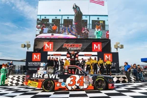 Layne Riggs Stuns at Pocono, Snags NASCAR Truck Win After Leaders Crash and Penalties Shake Up Race