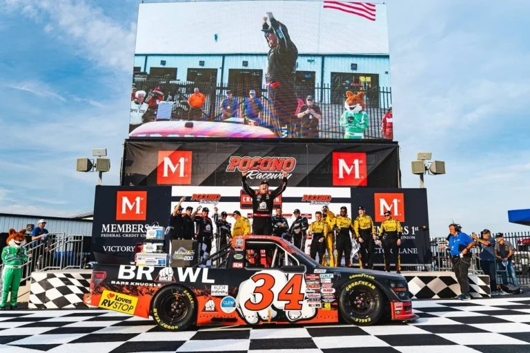 Layne Riggs Pocono NASCAR Truck race victory