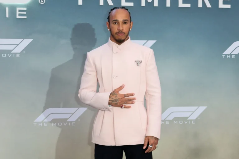 Lewis Hamilton fashion critique F1 movie premiere