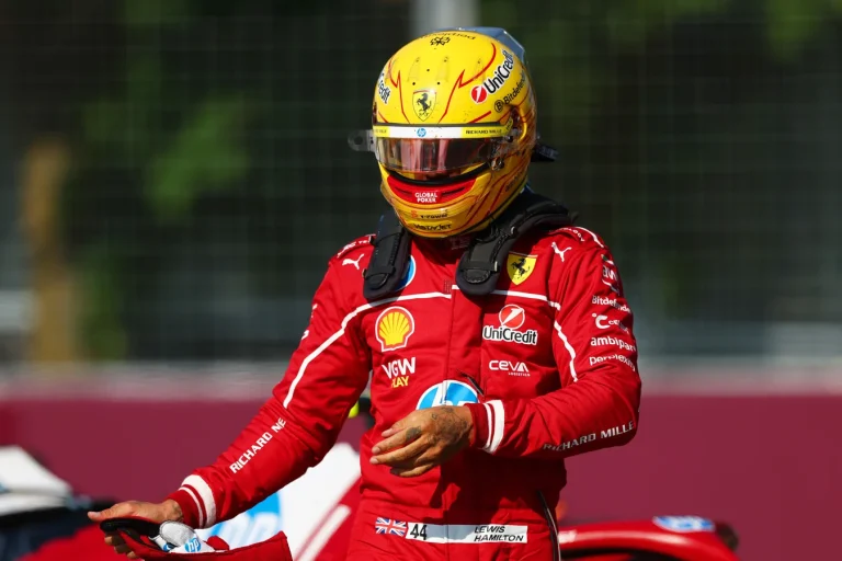 Lewis Hamilton struggling at Ferrari in 2025