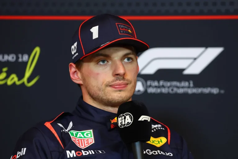 Max Verstappen on verge of race ban