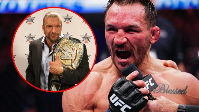 Michael Chandler Reveals WWE Contract Talks with Triple H Amid Uncertain UFC Future Michael Chandler Reveals WWE Contract Talks with Triple H Amid Uncertain UFC Future