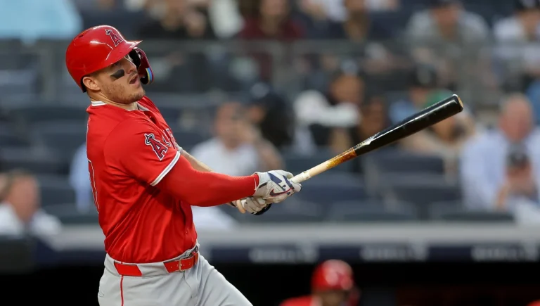 Mike Trout pitching challenge