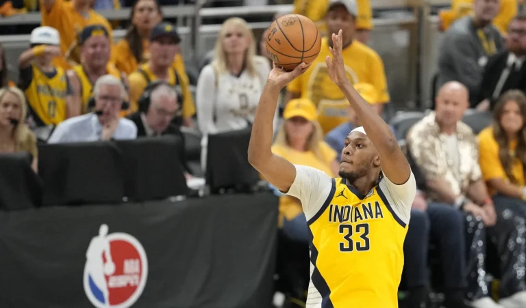 Myles Turner NBA Finals defensive impact comparison