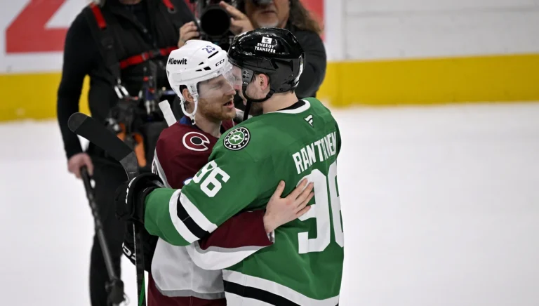 Nathan MacKinnon attending Jelly Roll concert Denver