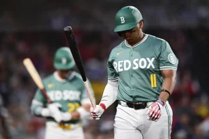 Rafael Devers Expected Red Sox Trade, Compares Shock to Mookie Betts Deal