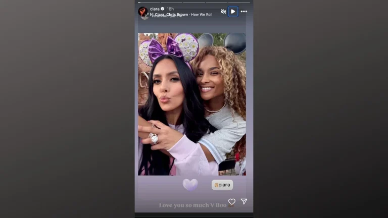 Russell Wilson wife Ciara and Vanessa Bryant friendship