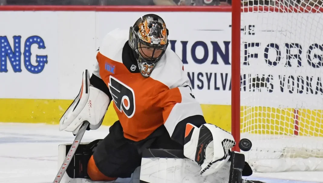 Samuel Ersson Flyers goalie crisis Samuel Ersson Flyers goalie crisis