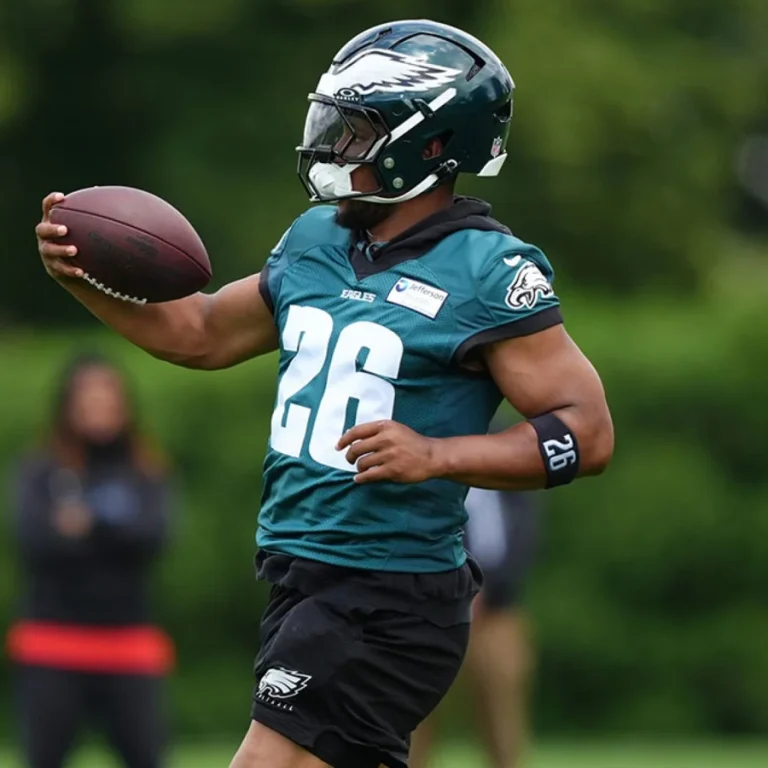 Saquon Barkley offseason training adaptation Eagles