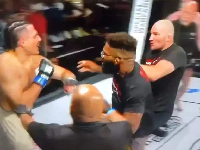 Sean Strickland Cage Brawl Incident