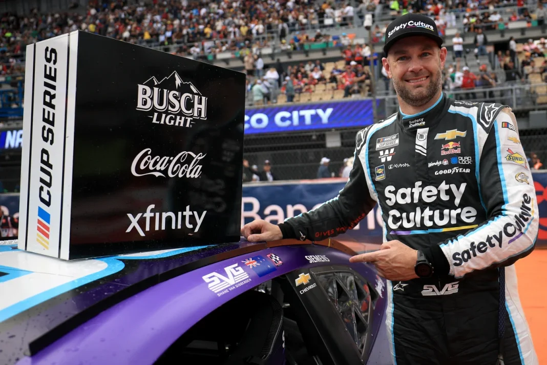 Shane Van Gisbergen NASCAR victory overcoming illness Shane Van Gisbergen NASCAR victory overcoming illness