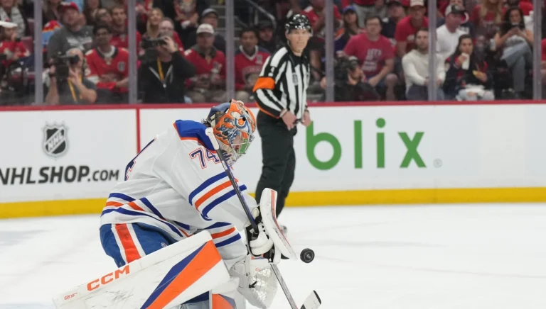 Stuart Skinner Edmonton Oilers Stanley Cup goalie decision