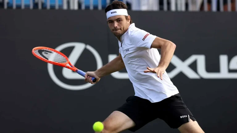 Taylor Fritz ATP Eastbourne match