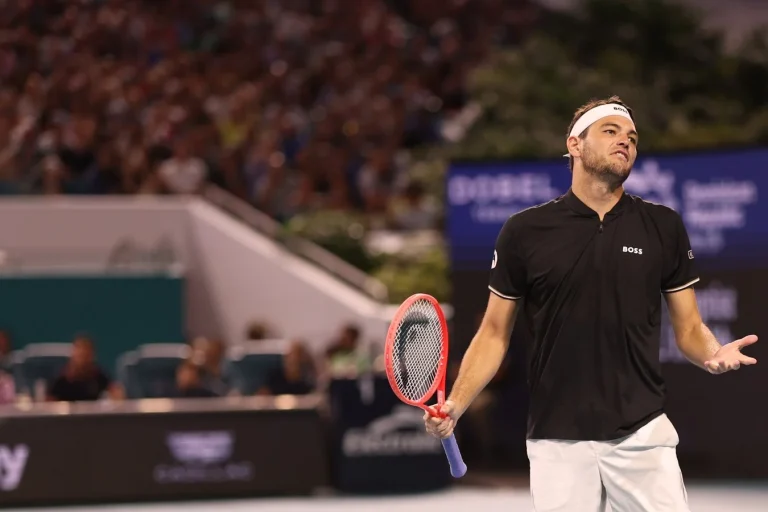 Taylor Fritz’s Heated Argument with Corentin Moutet Sparks Umpire Intervention at Queen’s Club Clash Taylor Fritz’s Heated Argument with Corentin Moutet Sparks Umpire Intervention at Queen’s Club Clash