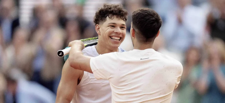 Trinity Rodman supports Ben Shelton at French Open