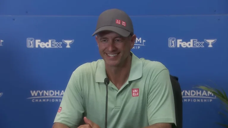 Adam Scott Wyndham Championship urgency