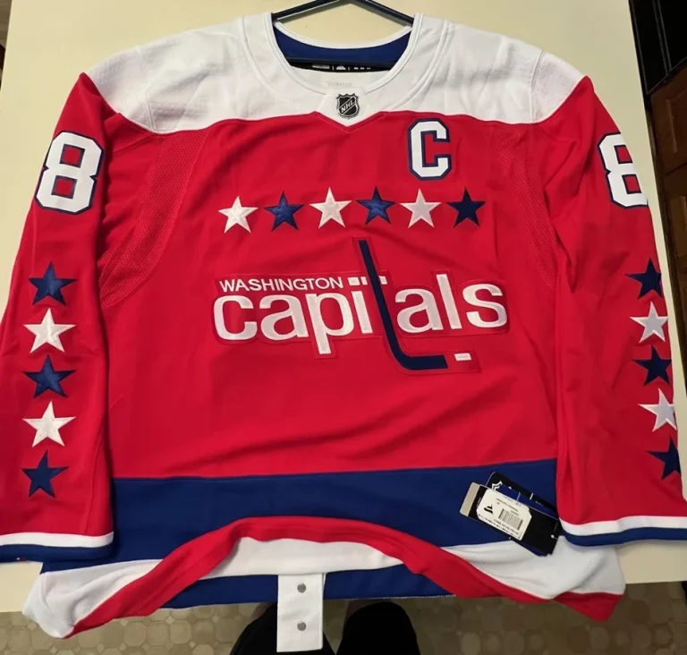 Alex Ovechkin signed keg jersey