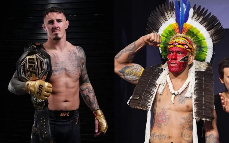 Alex Pereira heavyweight weight stunt