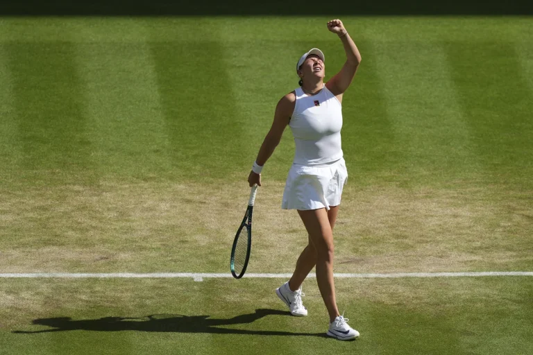 Amanda Anisimova Wimbledon final reaction