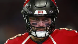 Baker Mayfield’s 2025 Season at Risk as Buccaneers Lose Key Left Tackle Tristan Wirfs to Surgery