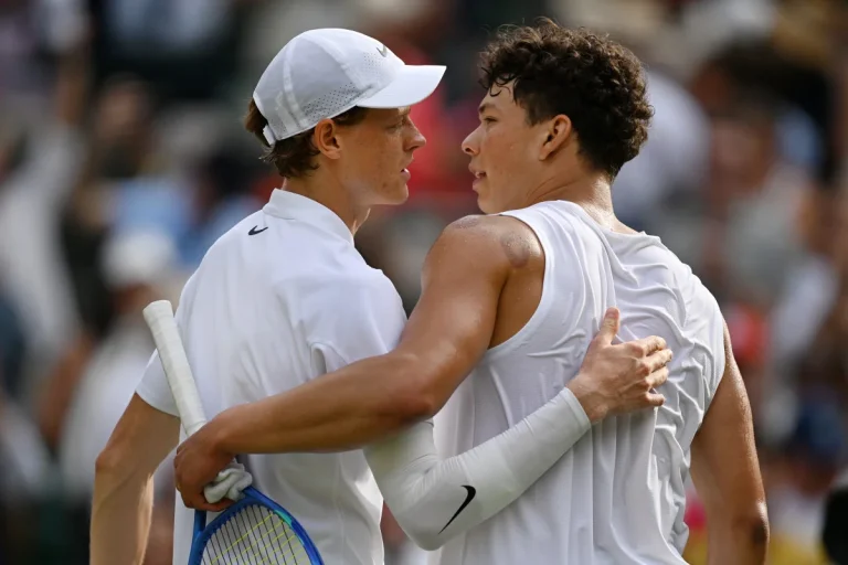 Ben Shelton Wimbledon quarterfinal match