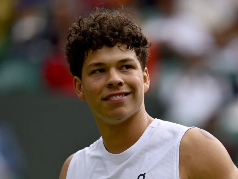 Ben Shelton doubles partner moment