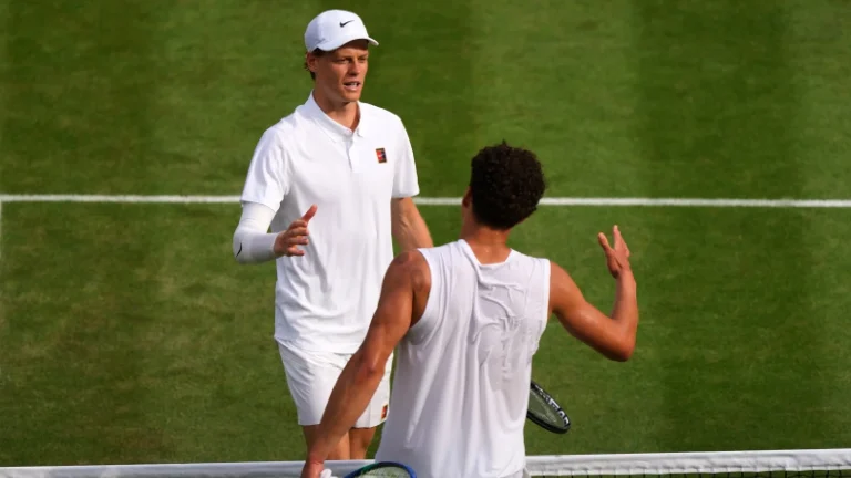 Ben Shelton on Jannik Sinner speed