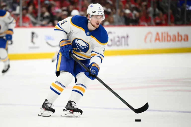 Bowen Byram Sabres contract negotiations